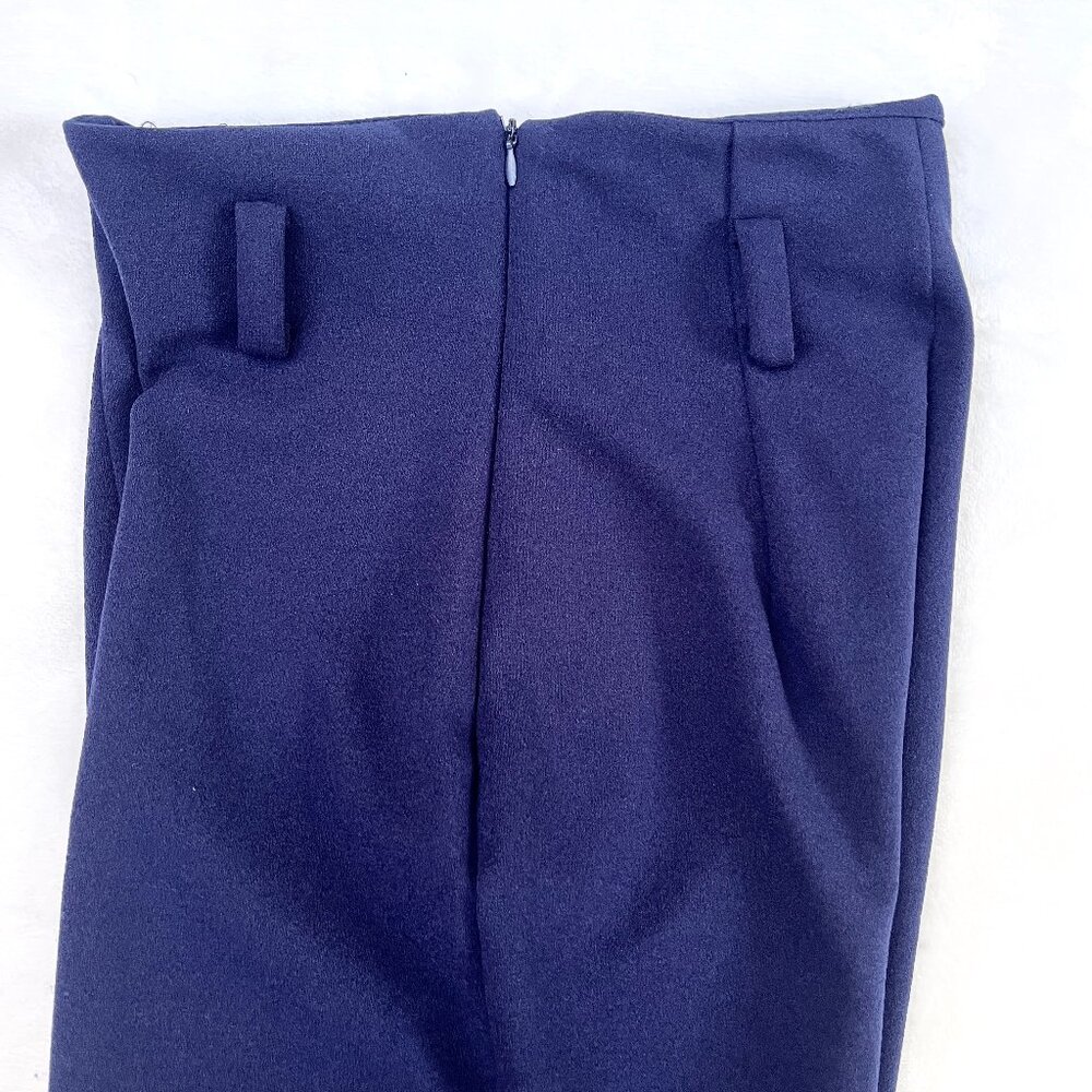 NWT Lila Kass High Waist Navy pants 2 - Picture 8 of 13